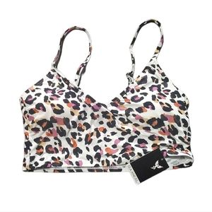 New! Sea Angel animal print bikini top. Ladies size Large
